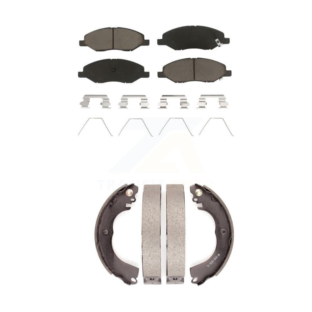 Transit Auto - KCN-100349 - Front and Rear Disc Brake Pad Kits image 1