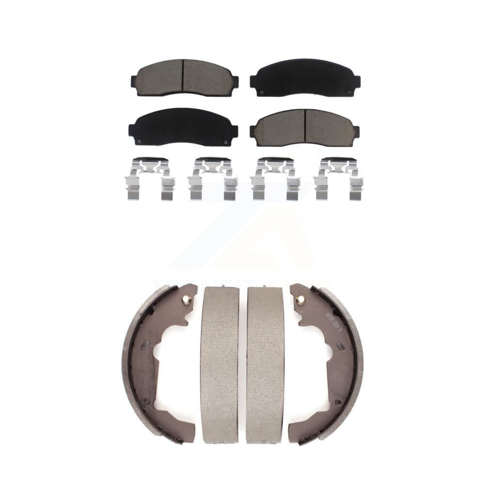 Transit Auto - KCN-100358 - Front and Rear Disc Brake Pad Kits image 1