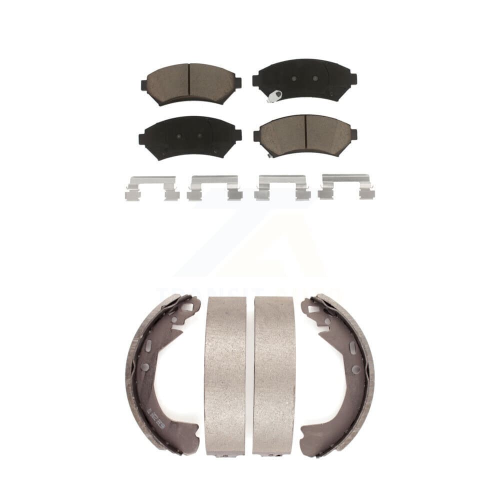 Transit Auto - KCN-100362 - Front and Rear Disc Brake Pad Kits image 1