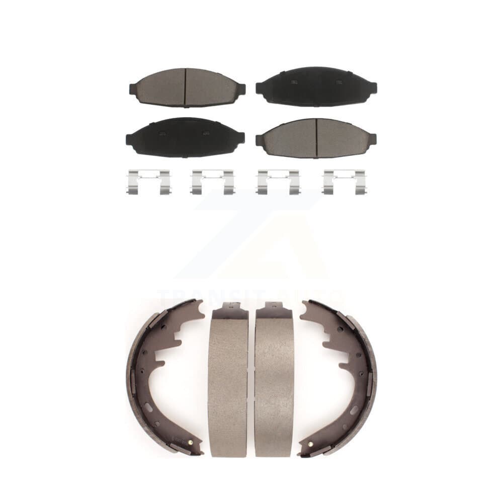 Transit Auto - KCN-100373 - Front and Rear Disc Brake Pad Kits image 1