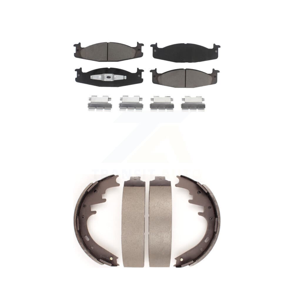 Transit Auto - KCN-100374 - Front and Rear Disc Brake Pad Kits image 1