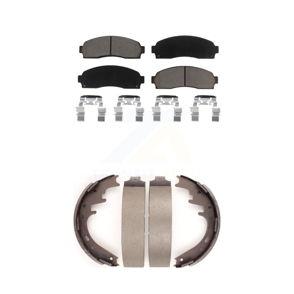 Transit Auto - KCN-100375 - Front and Rear Disc Brake Pad Kits image 1