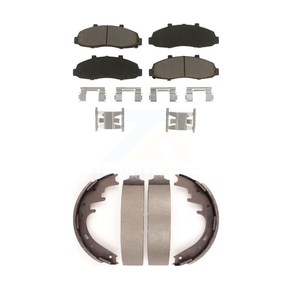 Transit Auto - KCN-100377 - Front and Rear Disc Brake Pad Kits image 1