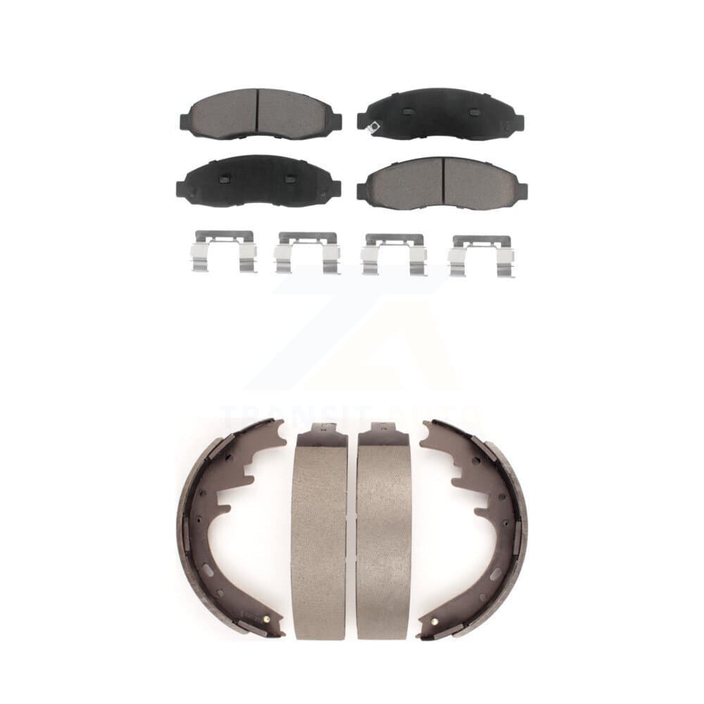 Transit Auto - KCN-100378 - Front and Rear Disc Brake Pad Kits image 1