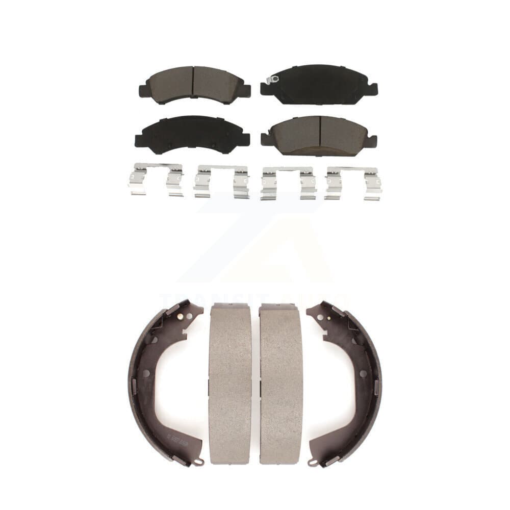 Transit Auto - KCN-100381 - Front and Rear Disc Brake Pad Kits image 1