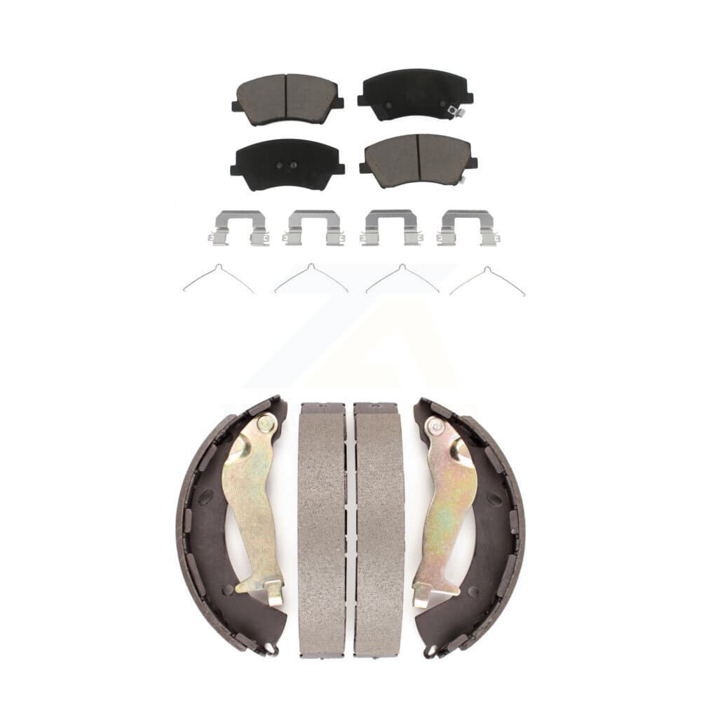 Transit Auto - KCN-100393 - Front and Rear Disc Brake Pad Kits image 1