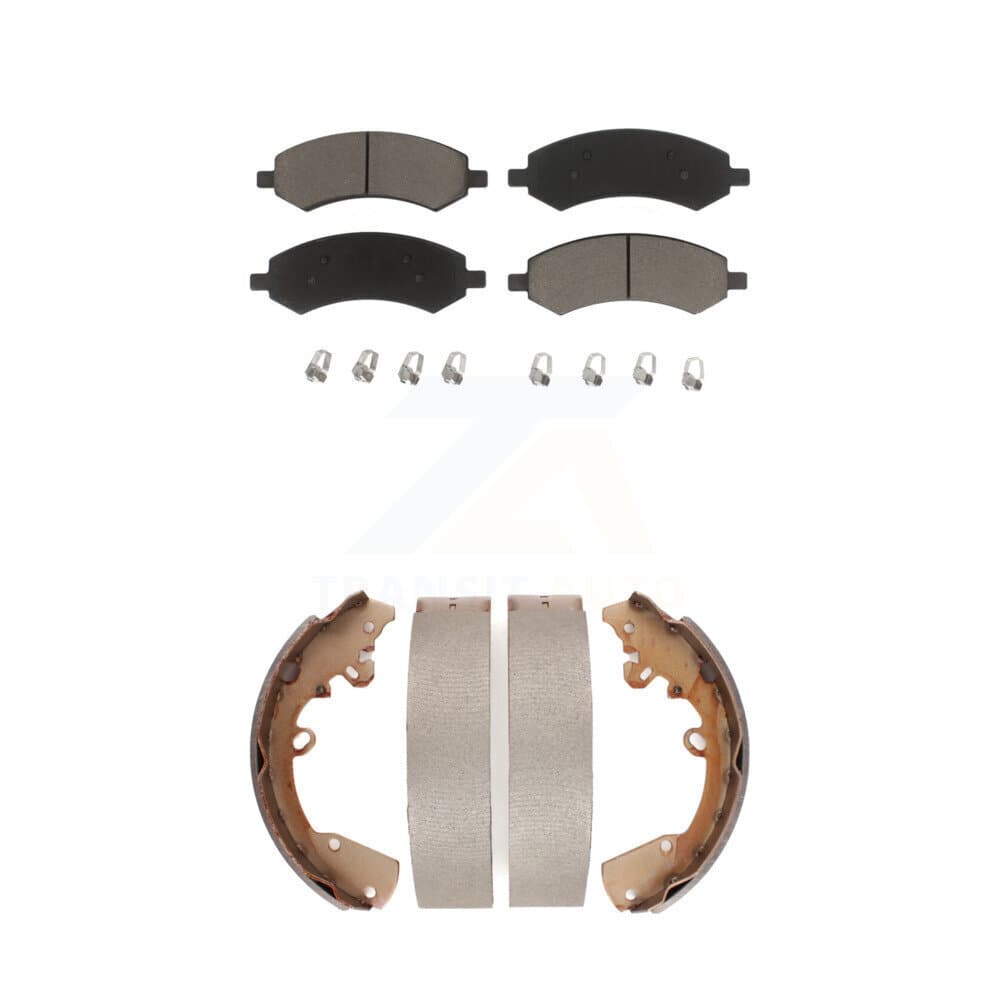 Transit Auto - KCN-100396 - Front and Rear Disc Brake Pad Kits image 1