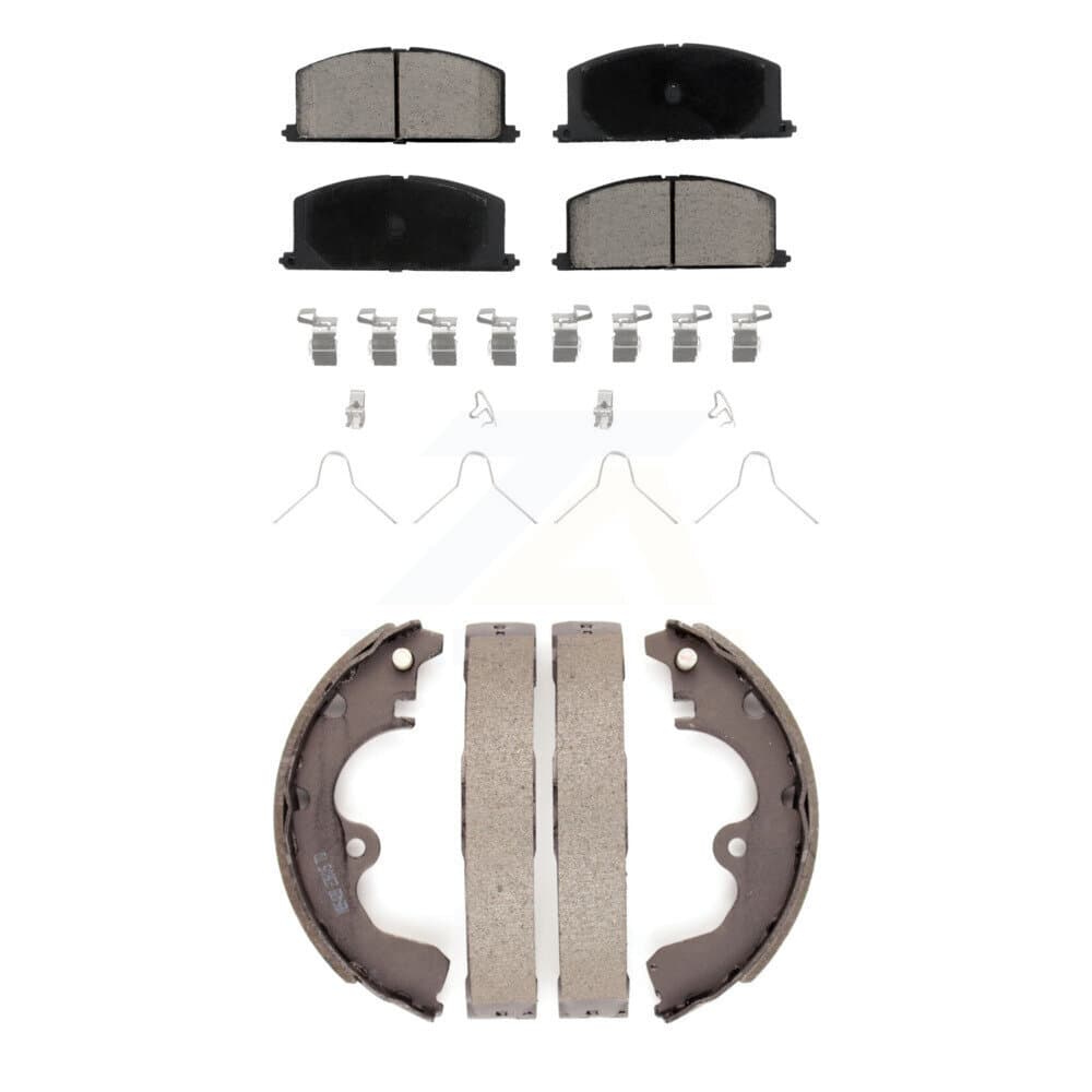 Transit Auto - KCN-100412 - Front and Rear Disc Brake Pad Kits image 1