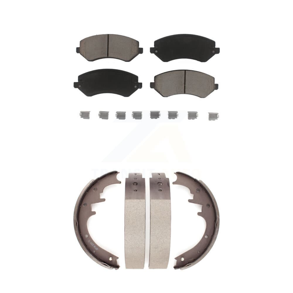 Transit Auto - KCN-100422 - Front and Rear Disc Brake Pad Kits image 1