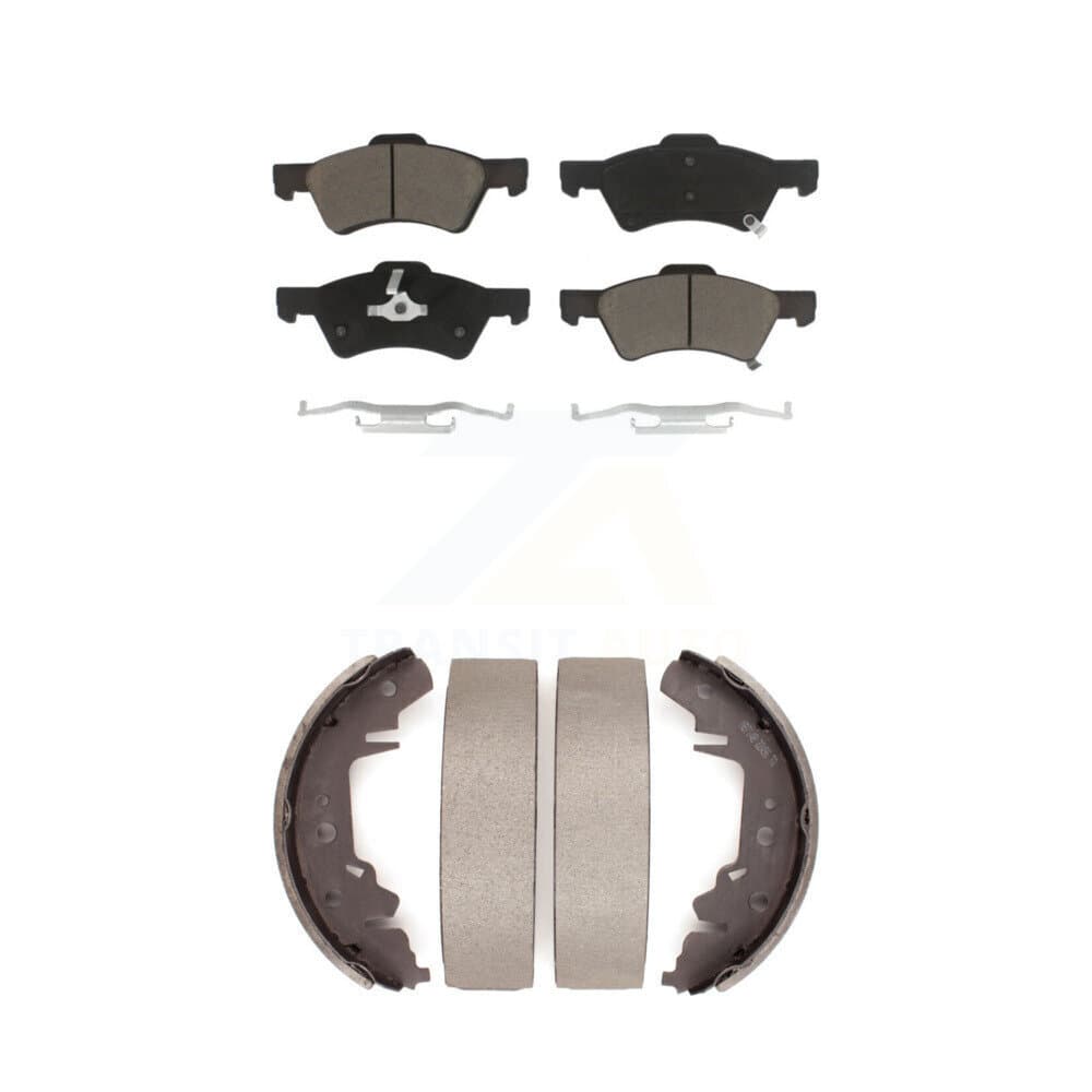Transit Auto - KCN-100439 - Front and Rear Disc Brake Pad Kits image 1