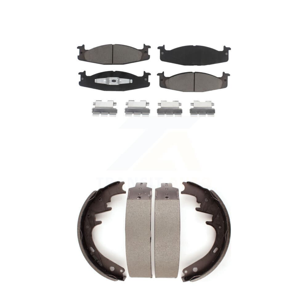 Transit Auto - KCN-100443 - Front and Rear Disc Brake Pad Kits image 1