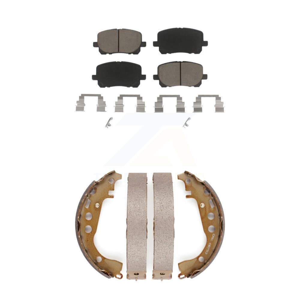 Transit Auto - KCN-100455 - Front and Rear Disc Brake Pad Kits image 1