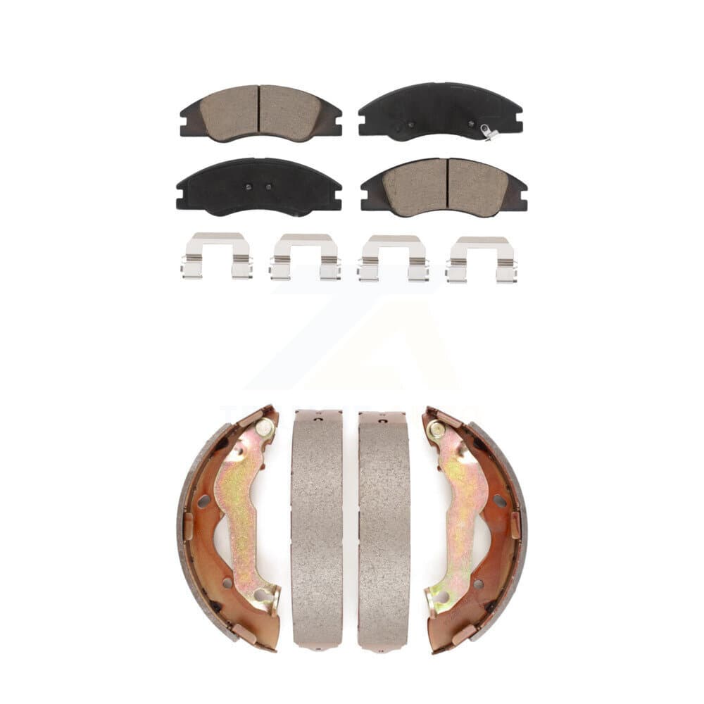 Transit Auto - KCN-100475 - Front and Rear Disc Brake Pad Kits image 1