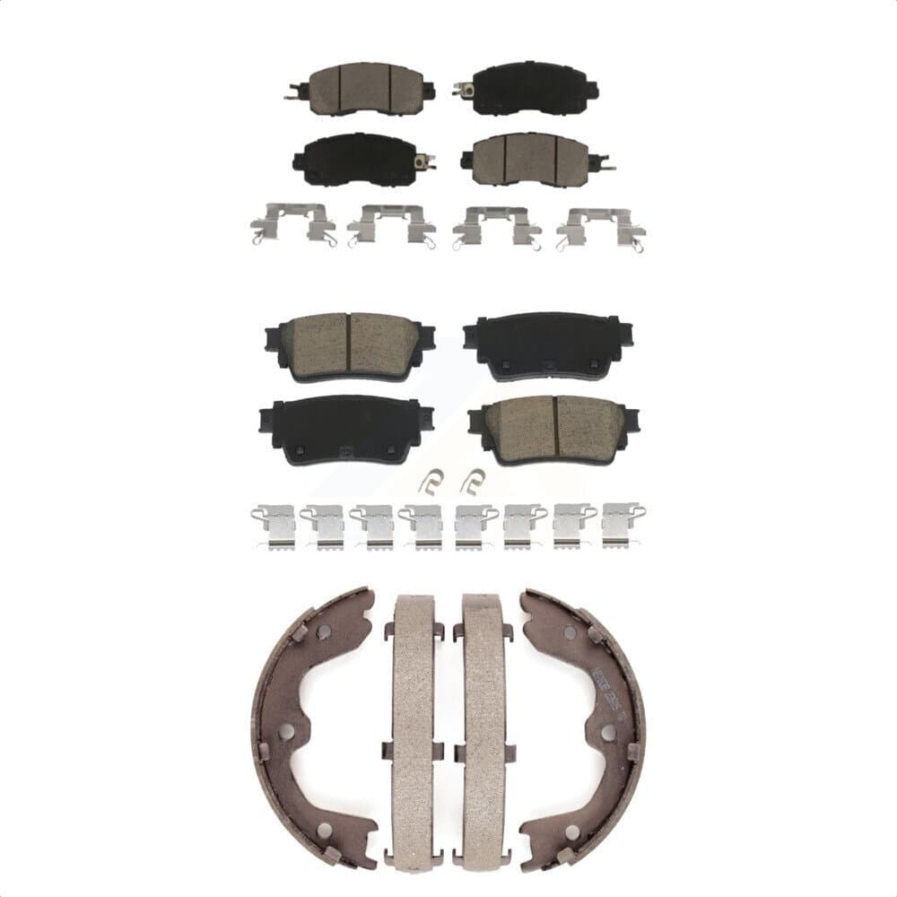 Transit Auto - KCN-100758 - Front and Rear Disc Brake Pad Kits image 1