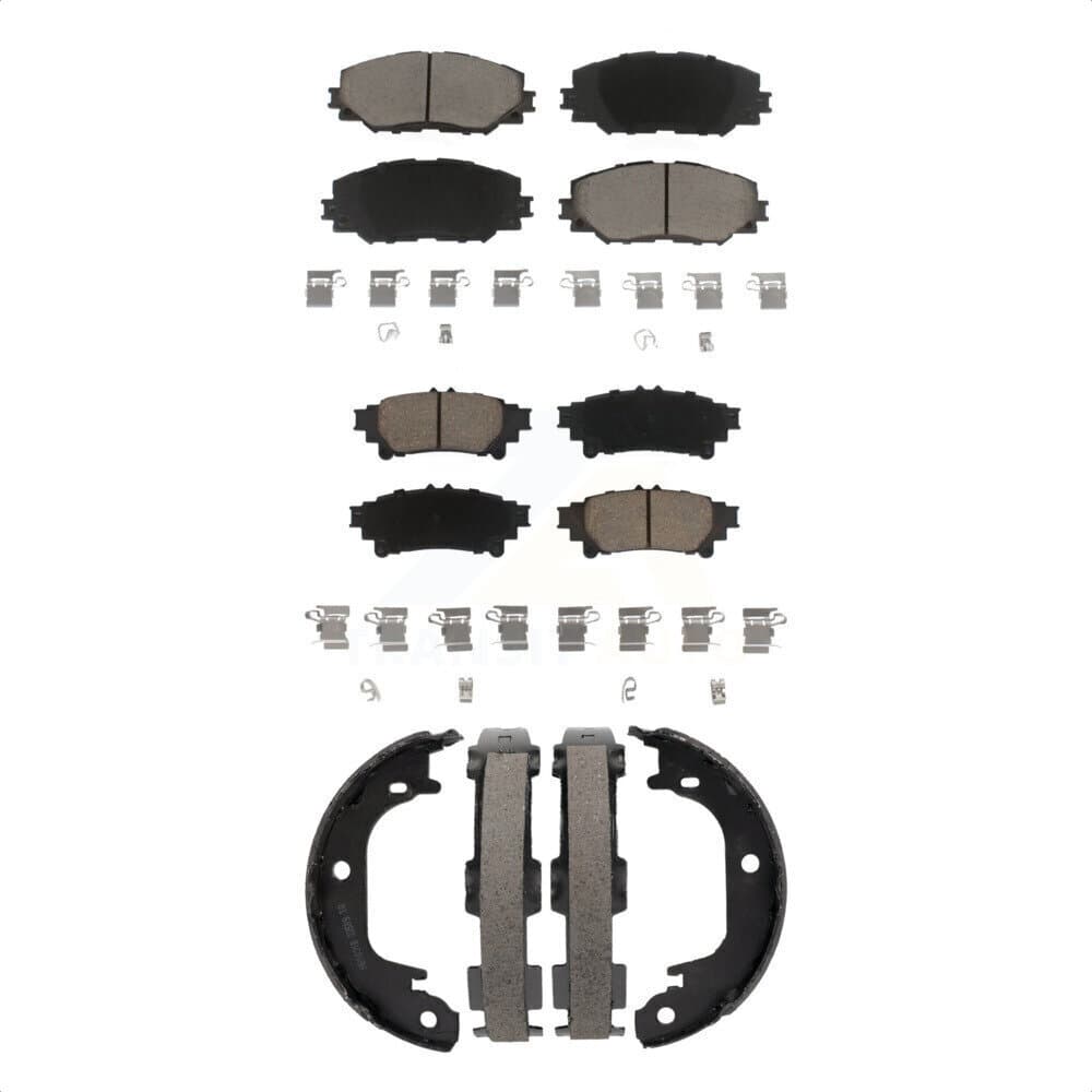 Transit Auto - KCN-100761 - Front and Rear Disc Brake Pad Kits image 1