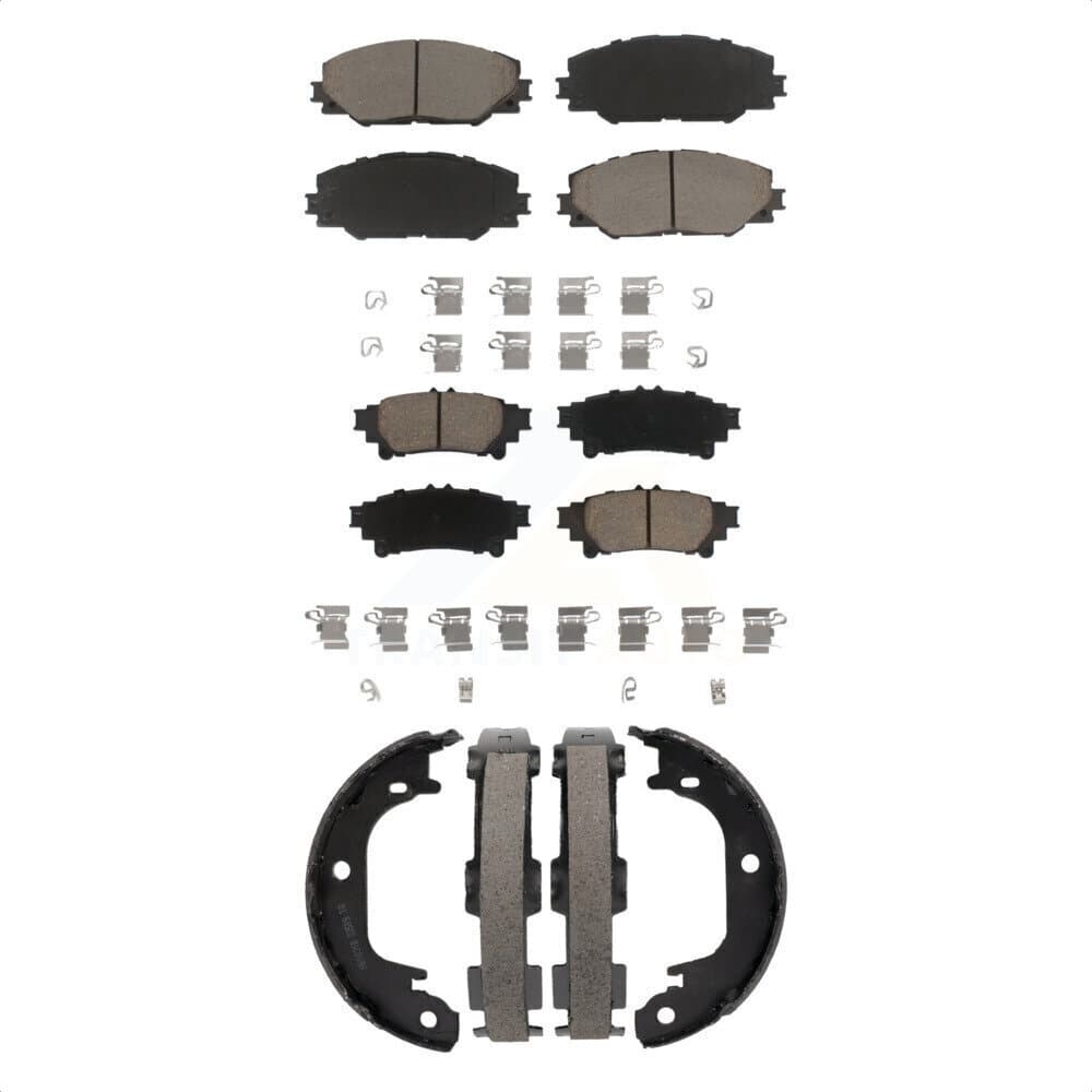 Transit Auto - KCN-100762 - Front and Rear Disc Brake Pad Kits image 1