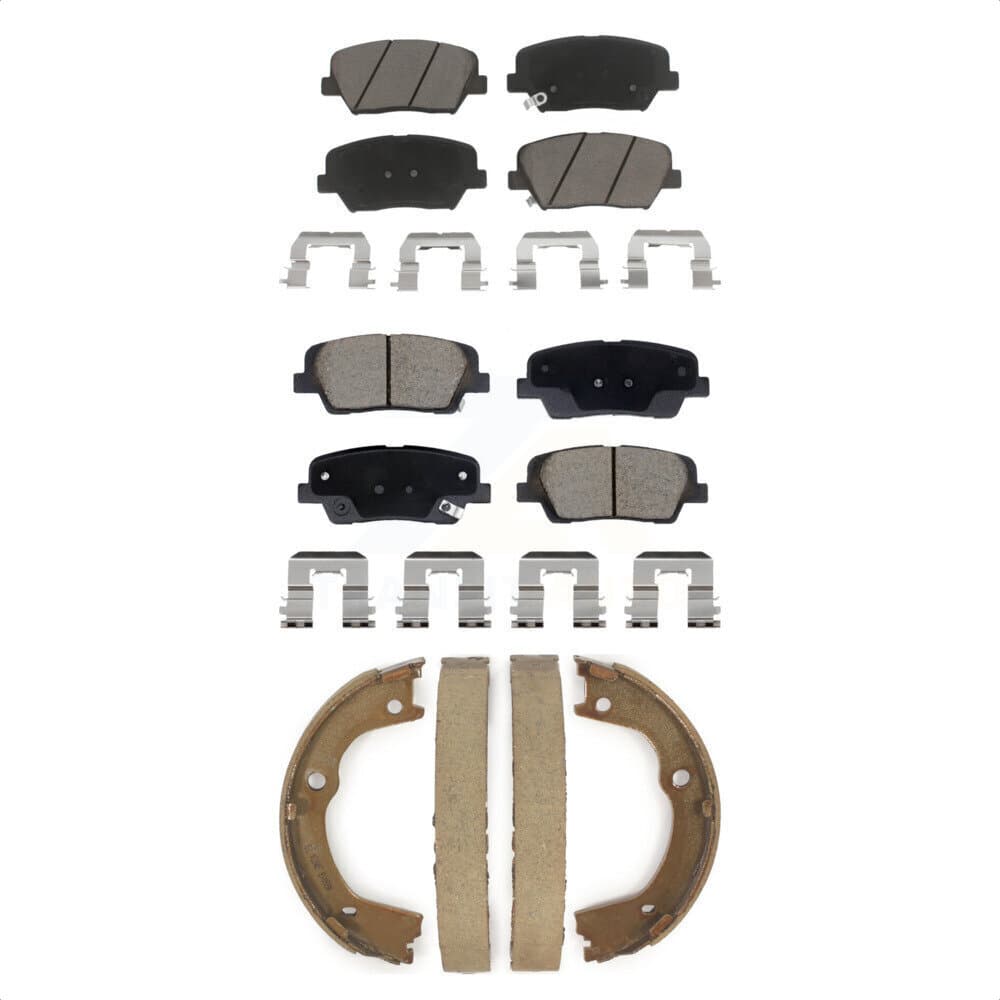 Transit Auto - KCN-100785 - Front and Rear Disc Brake Pad Kits image 1