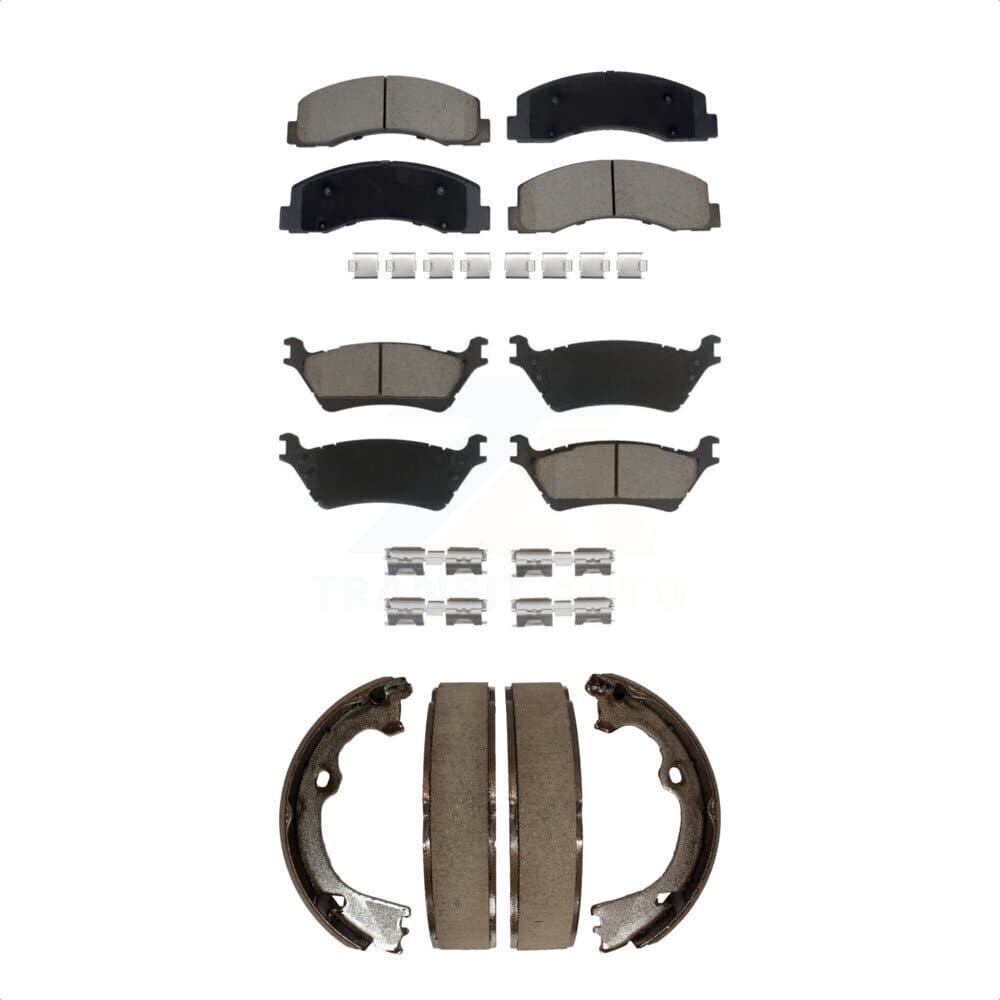 Transit Auto - KCN-100786 - Front and Rear Disc Brake Pad Kits image 1