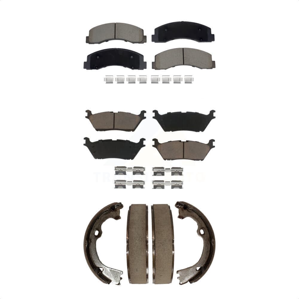 Transit Auto - KCN-100787 - Front and Rear Disc Brake Pad Kits image 1