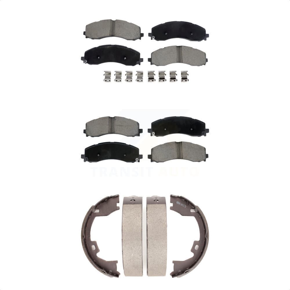 Transit Auto - KCN-100790 - Front and Rear Disc Brake Pad Kits image 1