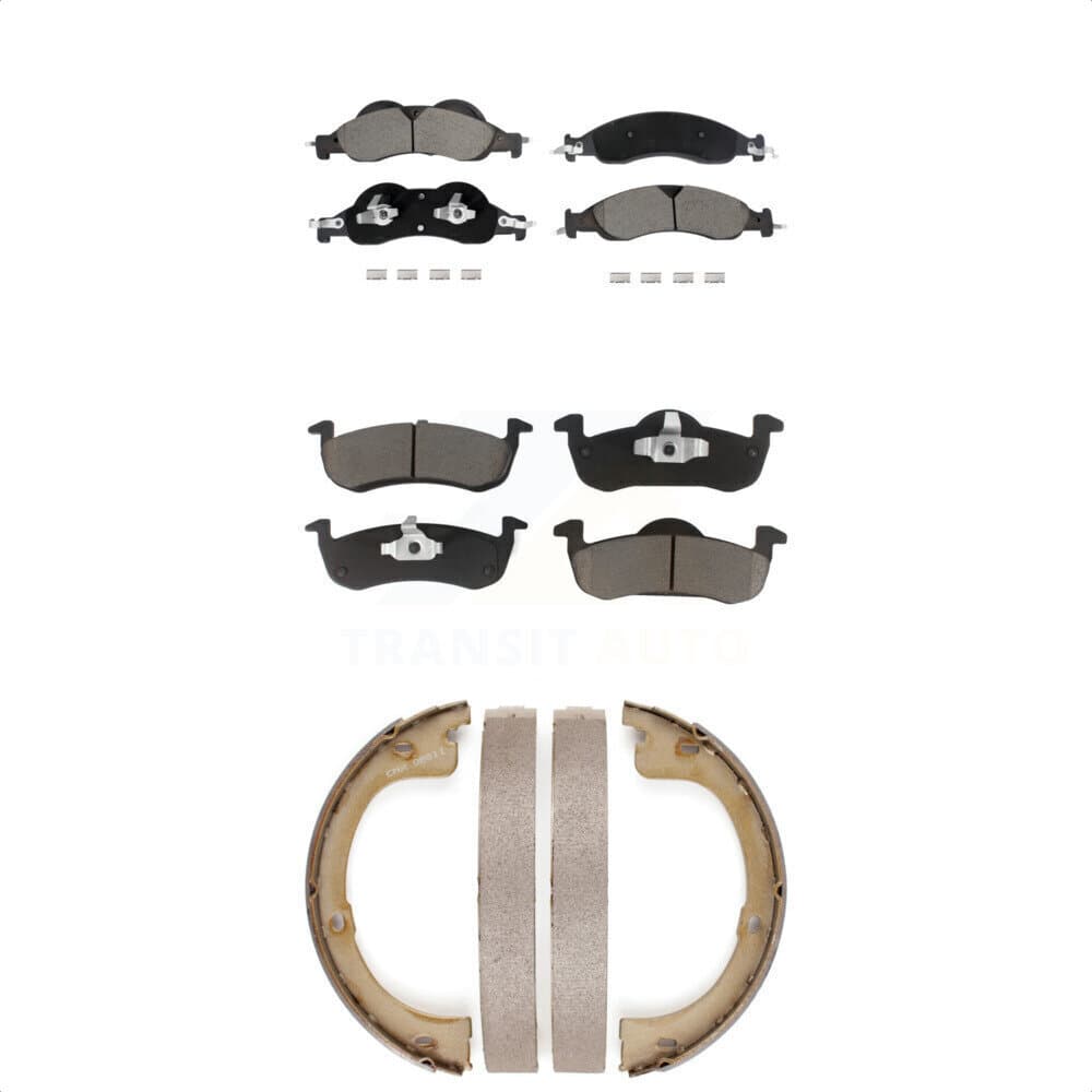 Transit Auto - KCN-100791 - Front and Rear Disc Brake Pad Kits image 1