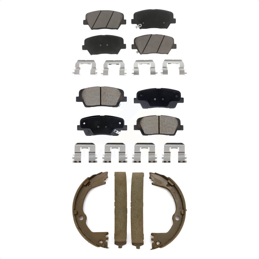 Transit Auto - KCN-100793 - Front and Rear Disc Brake Pad Kits image 1