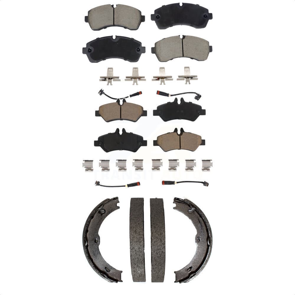 Transit Auto - KCN-100795 - Front and Rear Disc Brake Pad Kits image 1