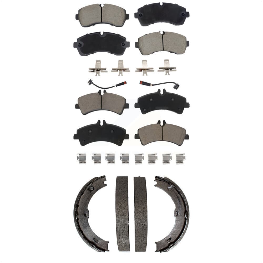 Transit Auto - KCN-100796 - Front and Rear Disc Brake Pad Kits image 1