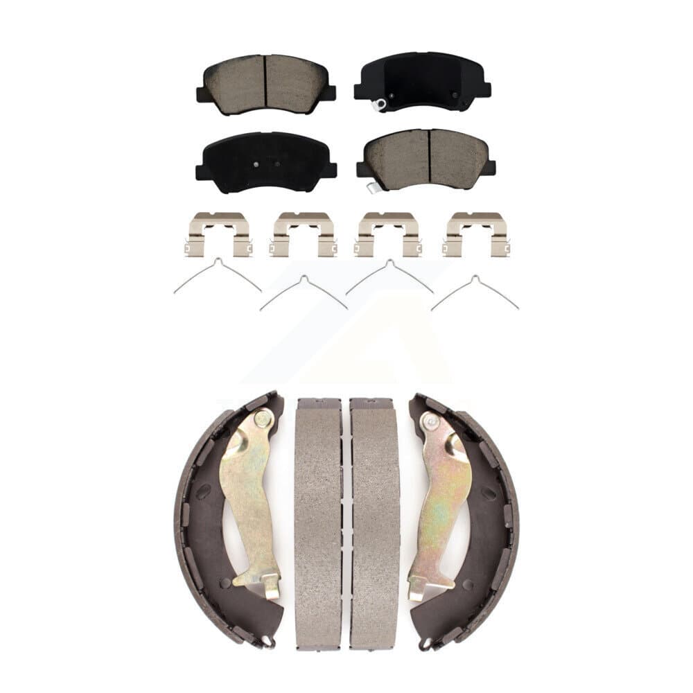 Transit Auto - KCN-100801 - Front and Rear Disc Brake Pad Kits image 1