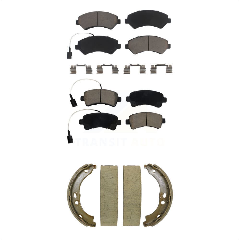 Transit Auto - KCN-100804 - Front and Rear Disc Brake Pad Kits image 1