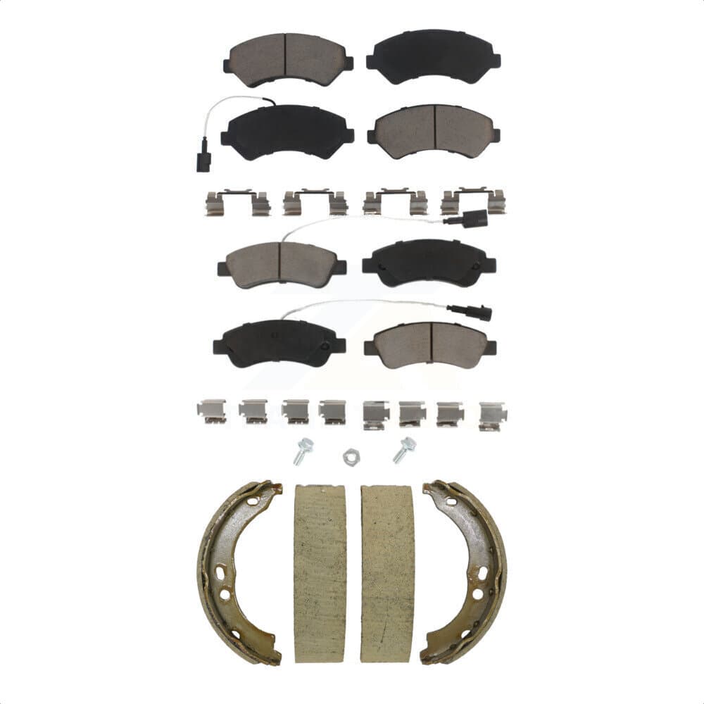 Transit Auto - KCN-100805 - Front and Rear Disc Brake Pad Kits image 1