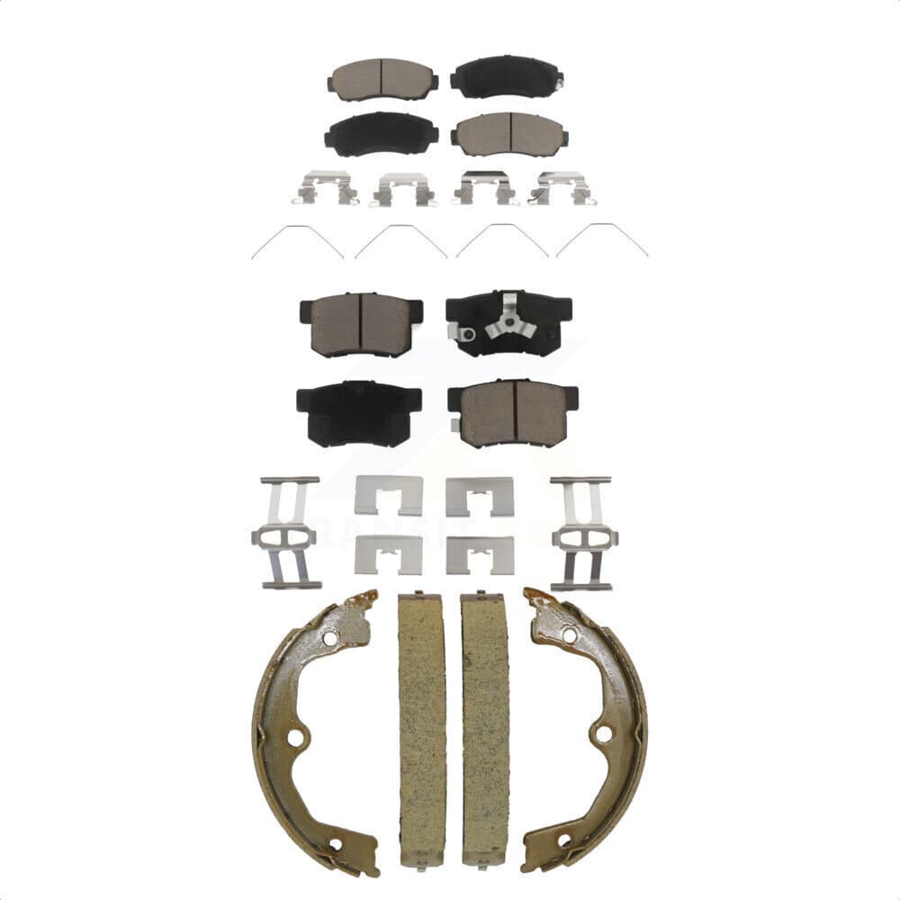 Transit Auto - KCN-100807 - Front and Rear Disc Brake Pad Kits image 1