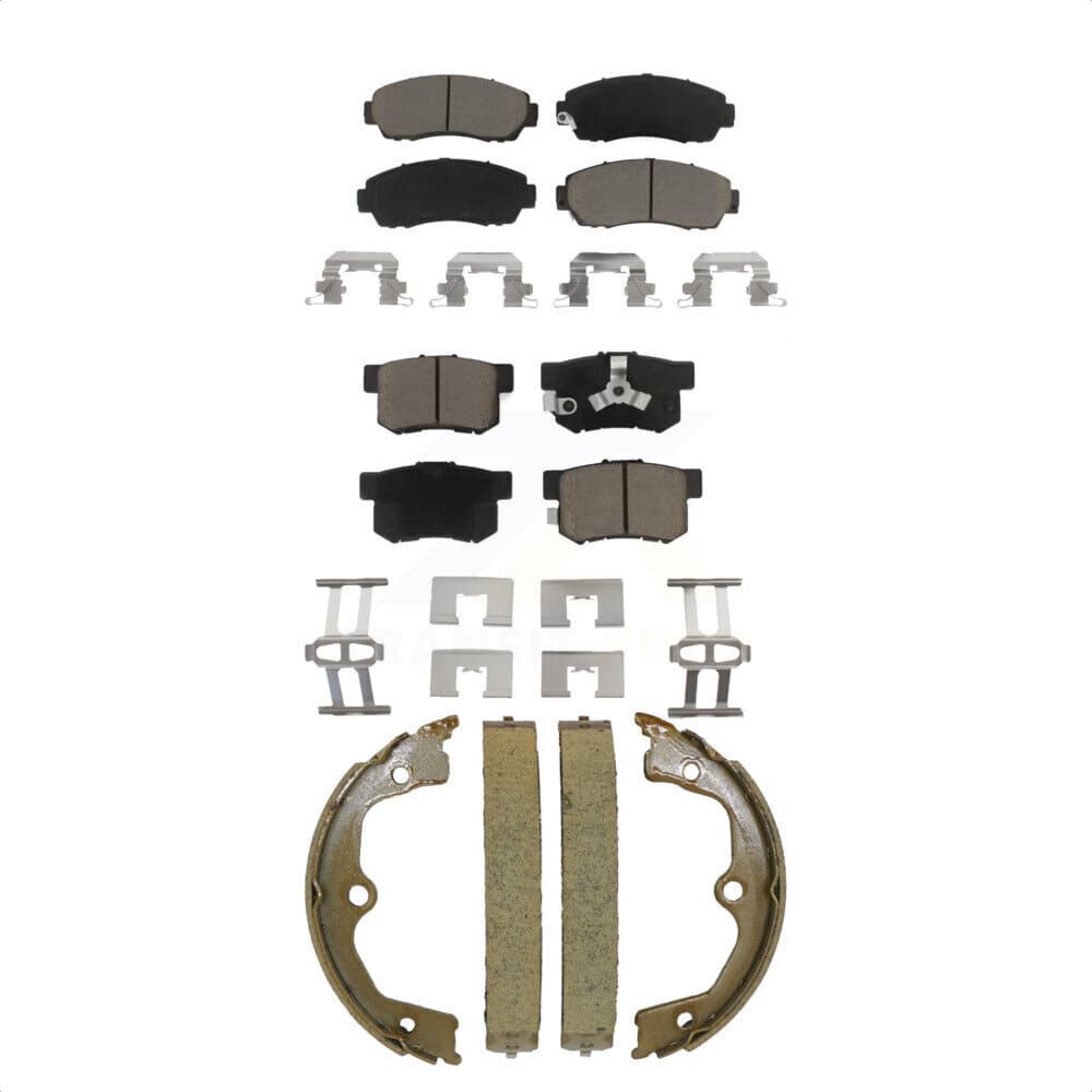 Transit Auto - KCN-100808 - Front and Rear Disc Brake Pad Kits image 1
