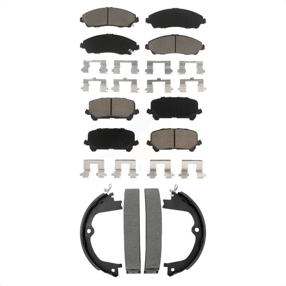 Transit Auto - KCN-100811 - Front and Rear Disc Brake Pad Kits image 1