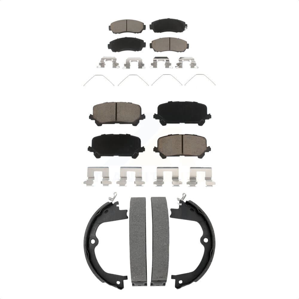 Transit Auto - KCN-100812 - Front and Rear Disc Brake Pad Kits image 1