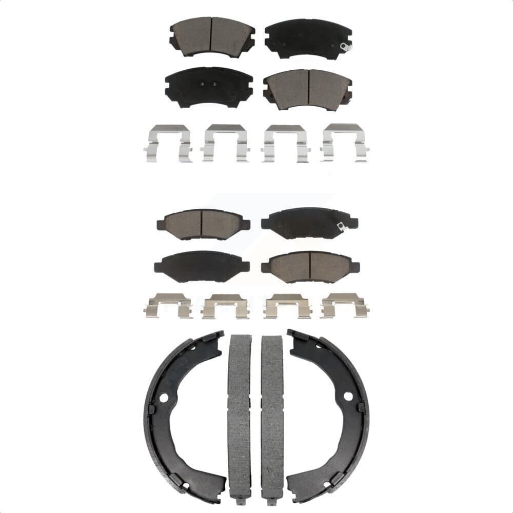 Transit Auto - KCN-100813 - Front and Rear Disc Brake Pad Kits image 1