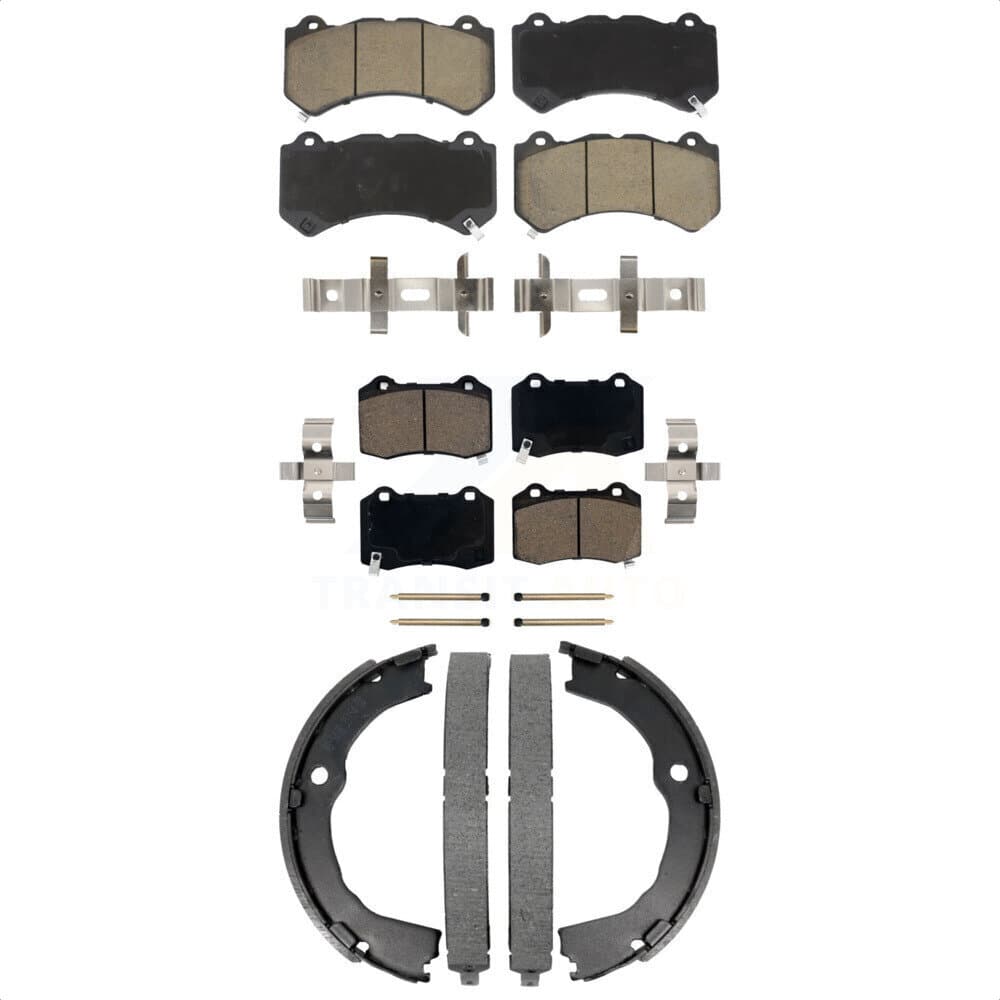 Transit Auto - KCN-100814 - Front and Rear Disc Brake Pad Kits image 1
