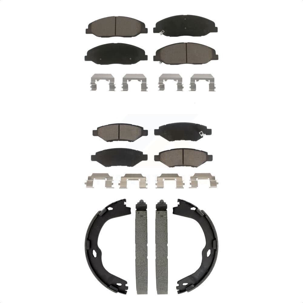 Transit Auto - KCN-100815 - Front and Rear Disc Brake Pad Kits image 1