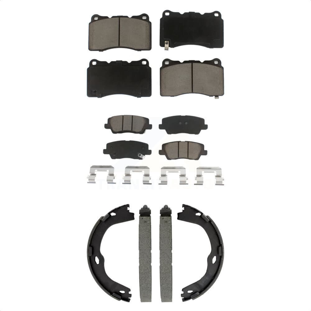 Transit Auto - KCN-100816 - Front and Rear Disc Brake Pad Kits image 1