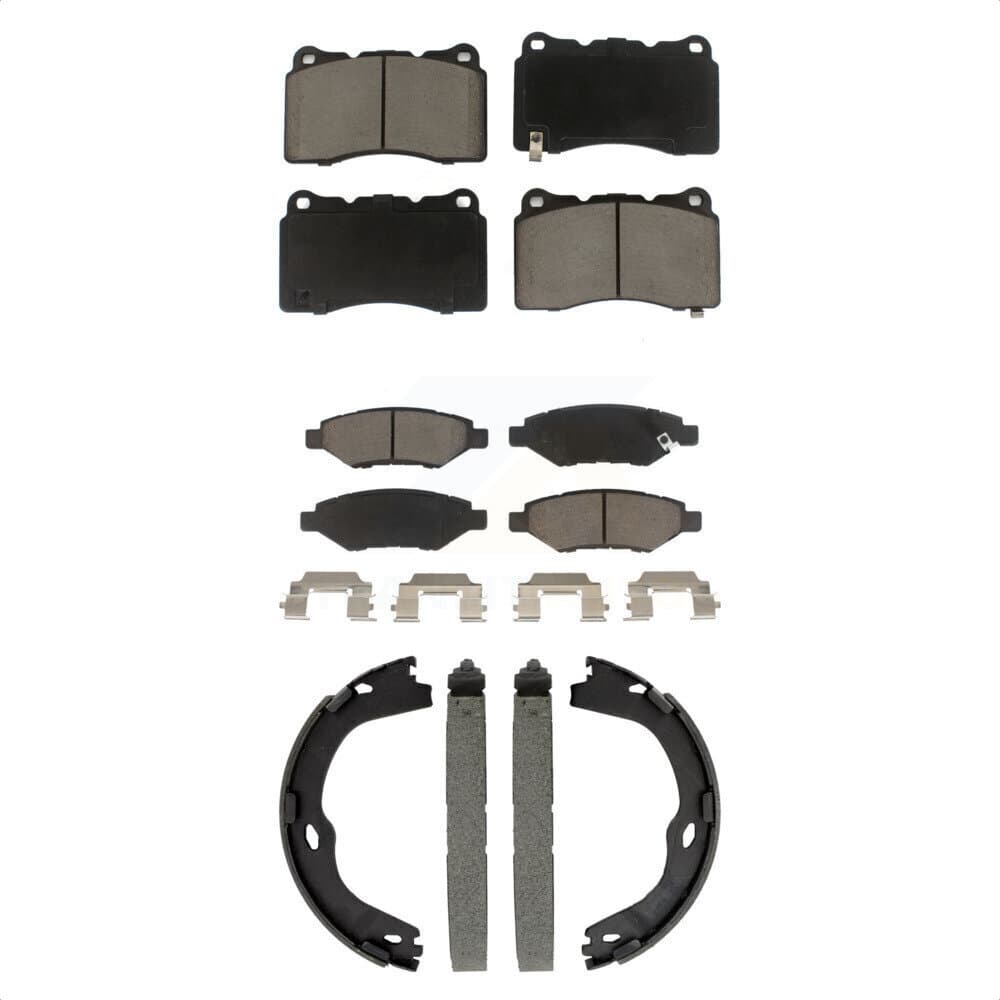 Transit Auto - KCN-100817 - Front and Rear Disc Brake Pad Kits image 1