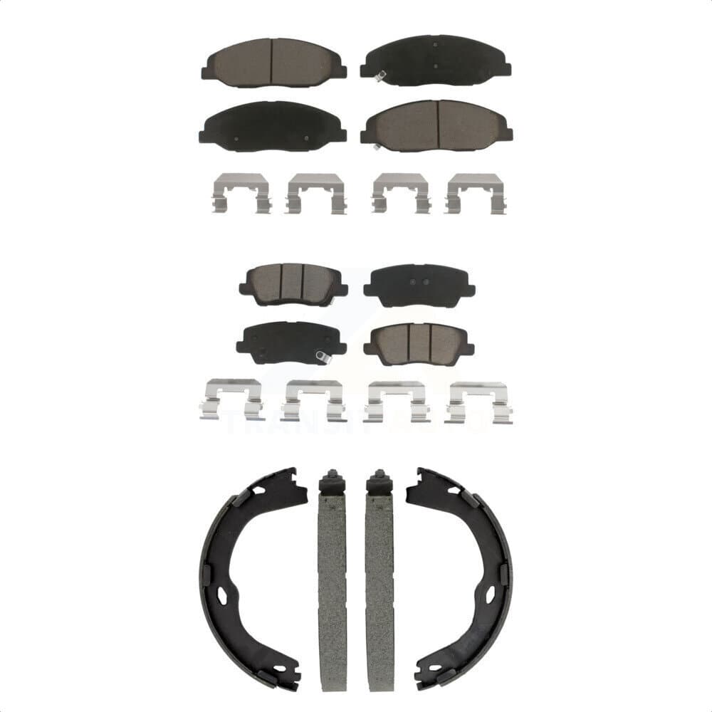 Transit Auto - KCN-100818 - Front and Rear Disc Brake Pad Kits image 1