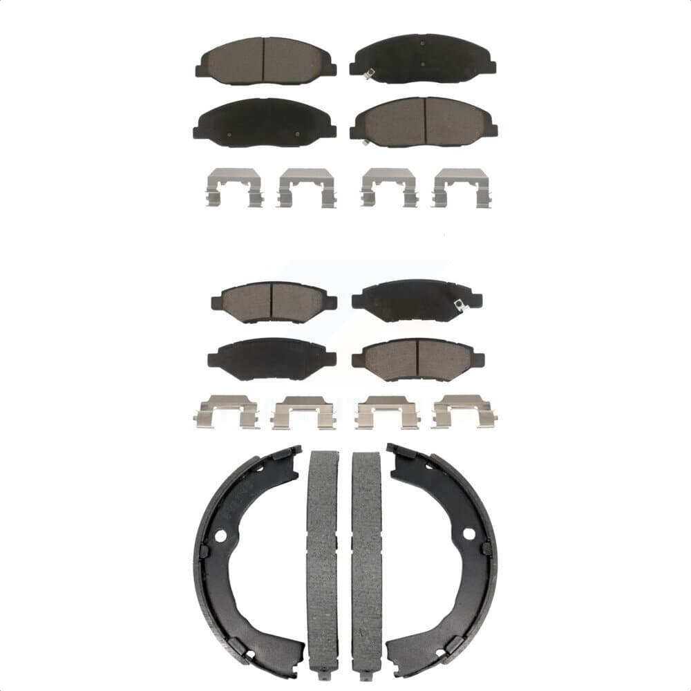 Transit Auto - KCN-100820 - Front and Rear Disc Brake Pad Kits image 1