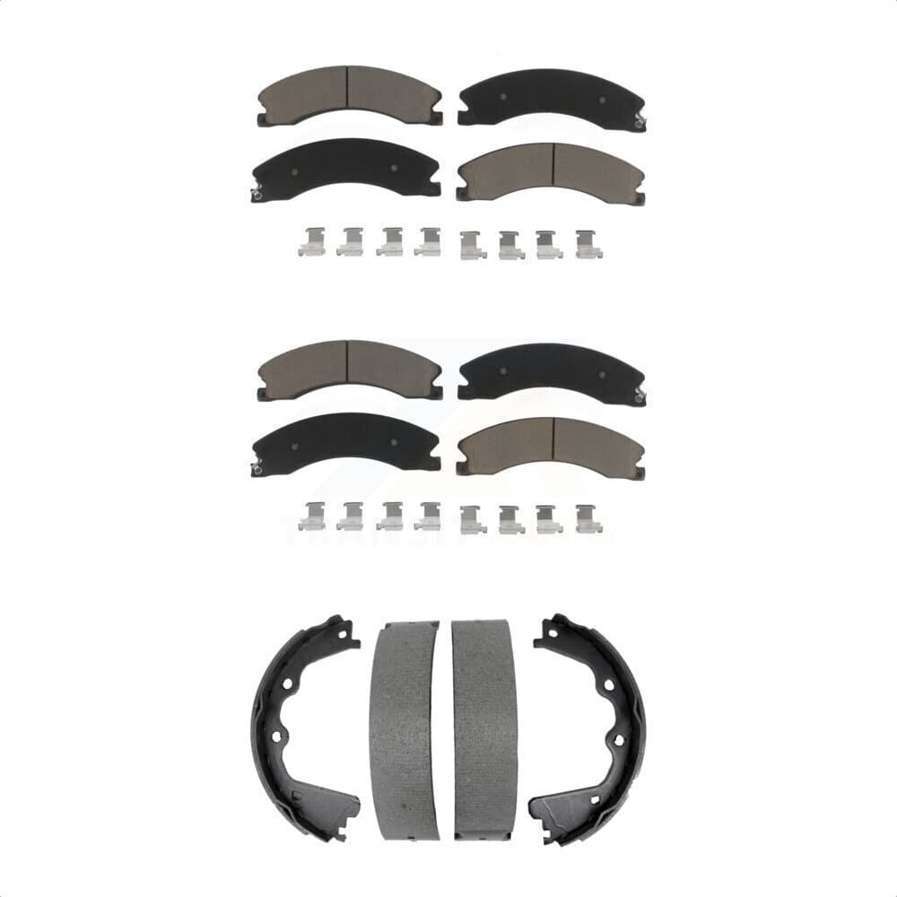 Transit Auto - KCN-100821 - Front and Rear Disc Brake Pad Kits image 1