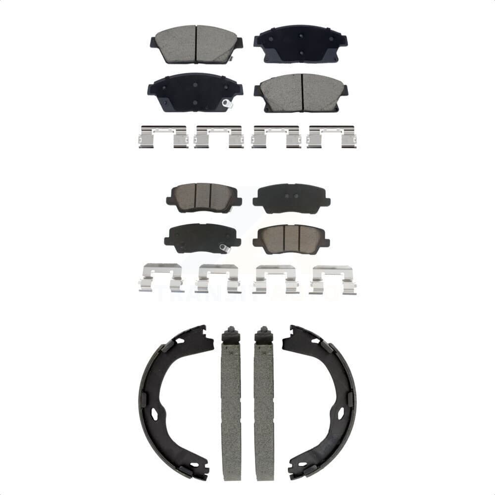 Transit Auto - KCN-100823 - Front and Rear Disc Brake Pad Kits image 1