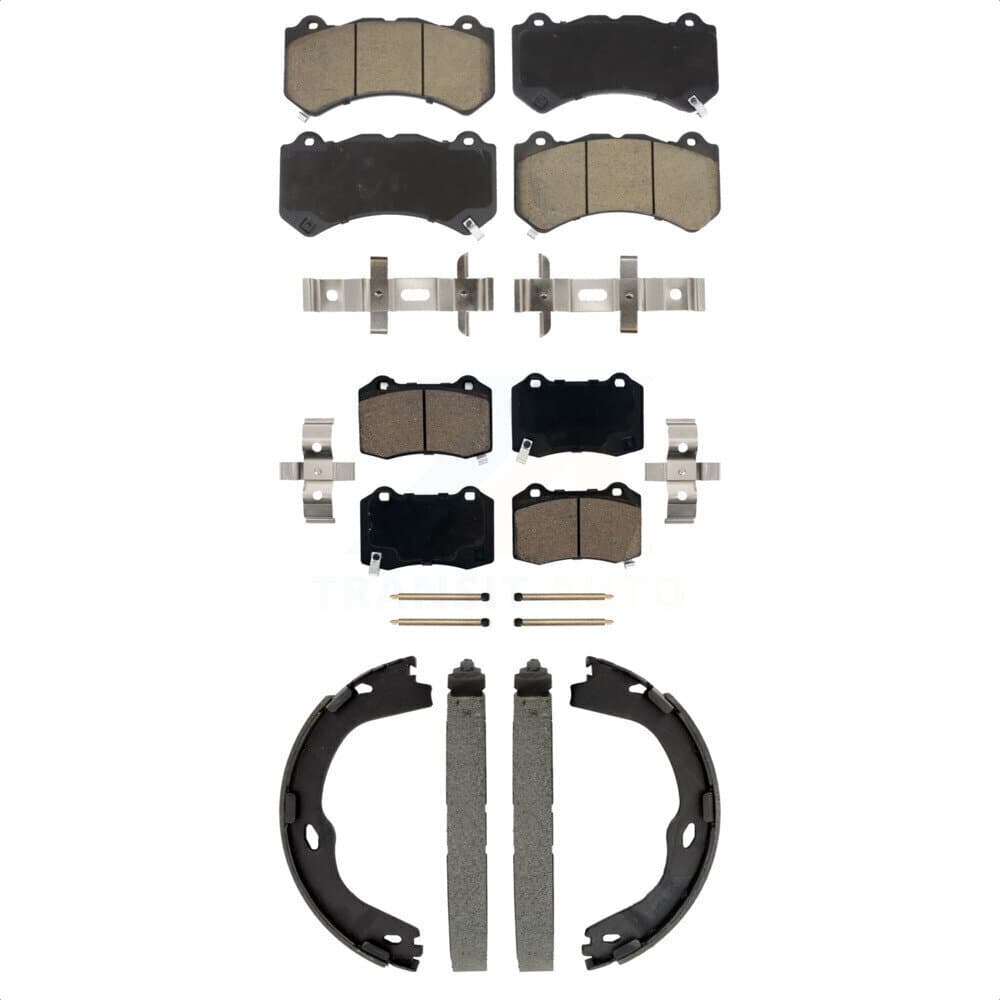 Transit Auto - KCN-100825 - Front and Rear Disc Brake Pad Kits image 1