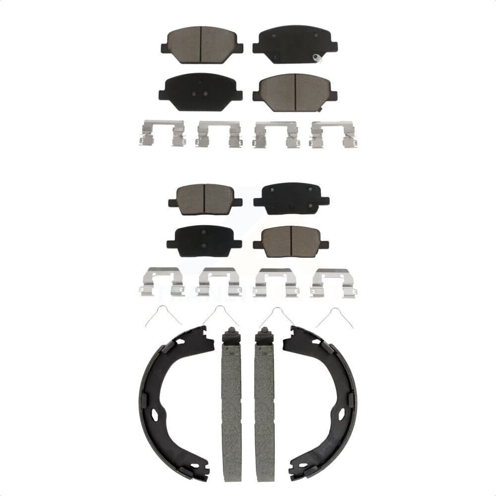 Transit Auto - KCN-100826 - Front and Rear Disc Brake Pad Kits image 1