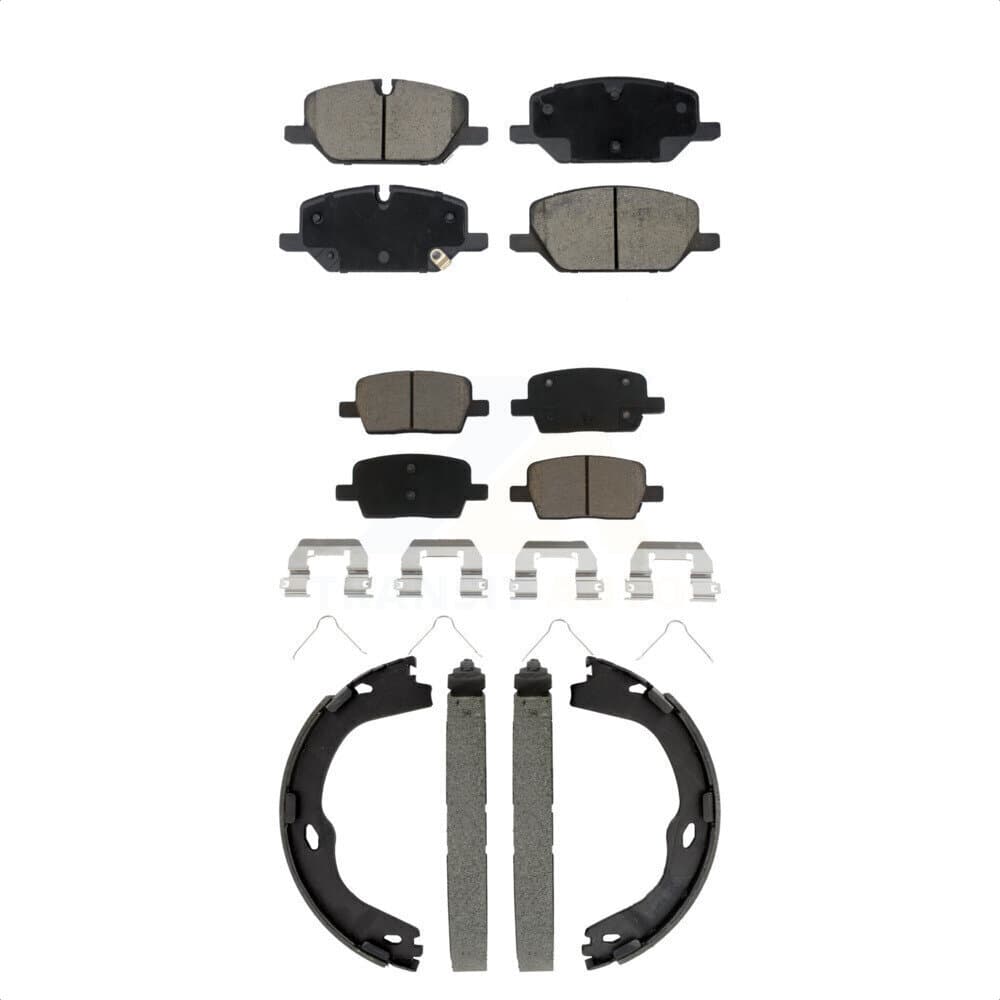 Transit Auto - KCN-100829 - Front and Rear Disc Brake Pad Kits image 1