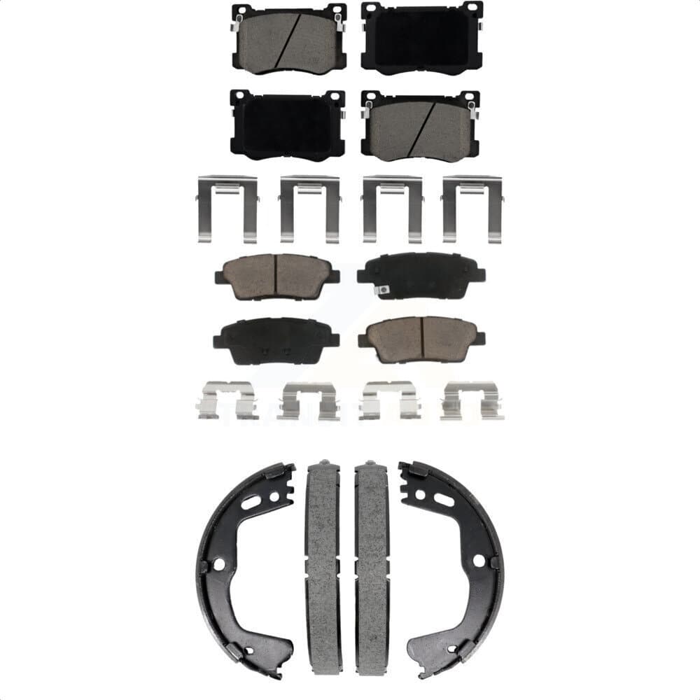 Transit Auto - KCN-100831 - Front and Rear Disc Brake Pad Kits image 1
