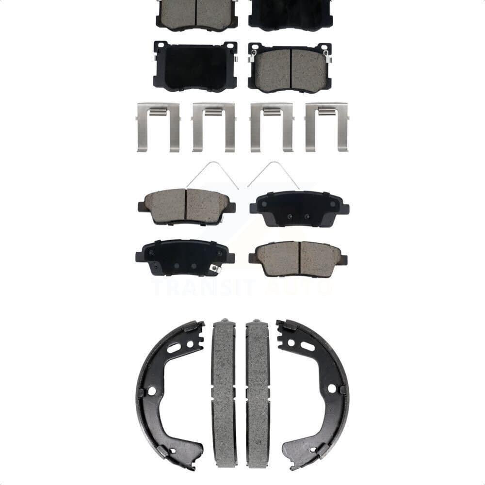 Transit Auto - KCN-100833 - Front and Rear Disc Brake Pad Kits image 1