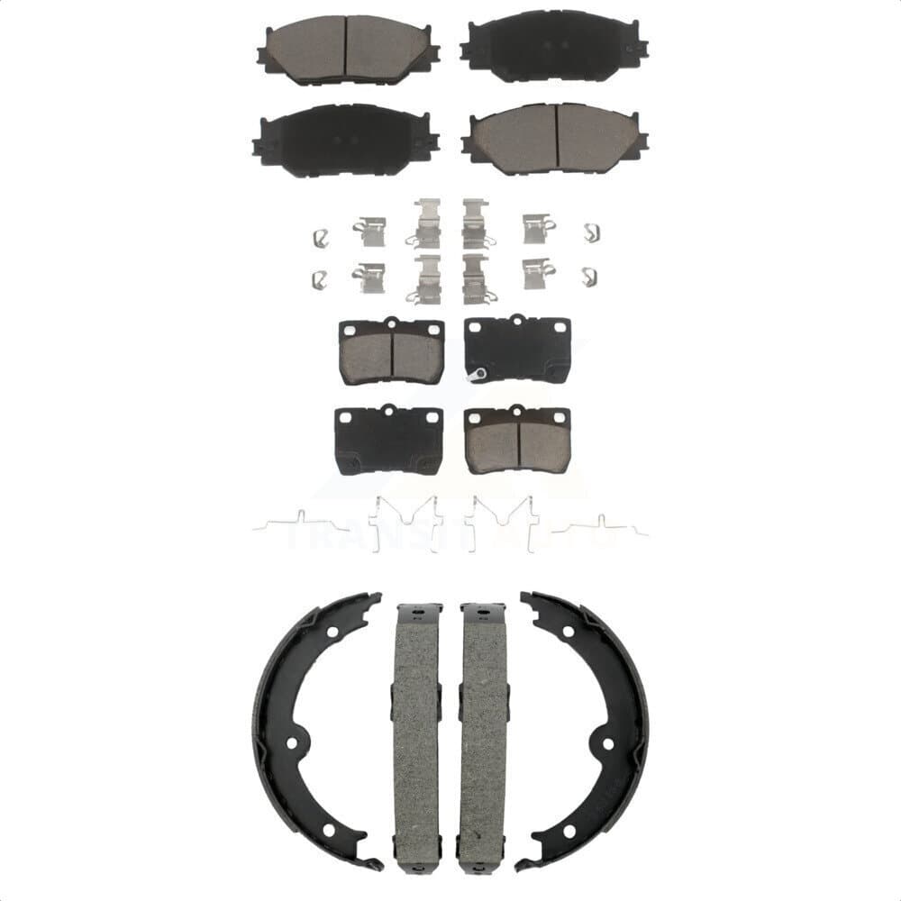 Transit Auto - KCN-100837 - Front and Rear Disc Brake Pad Kits image 1